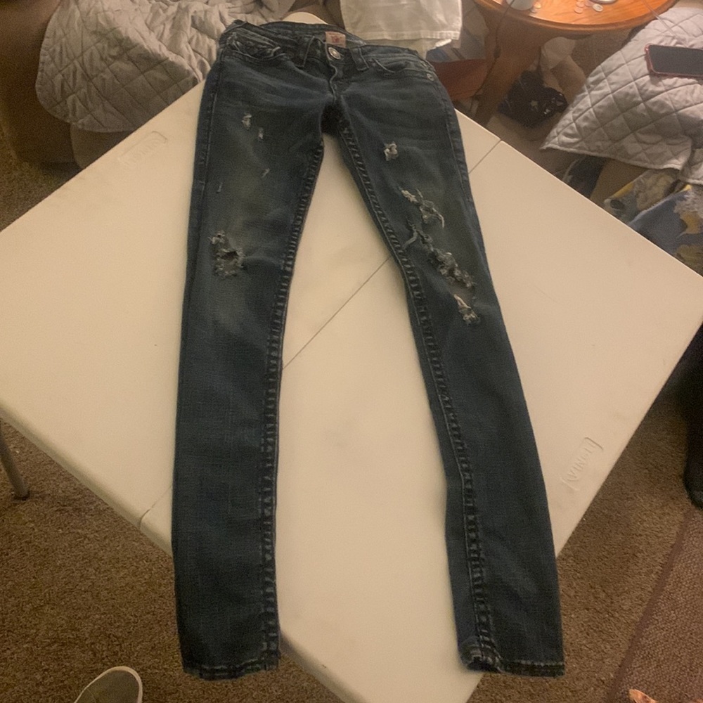 Women’s True Religion Jeans Julie Super T Skinny Size 26 - Picture 5 of 5